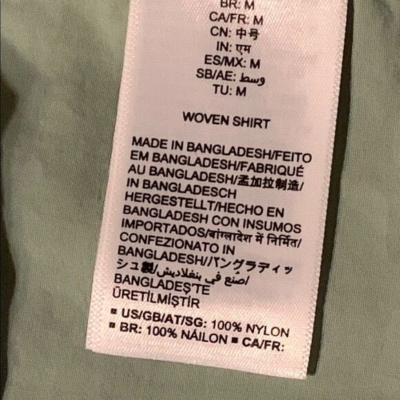 Amazon Essentials Green Lightweight Button up Shirt - Picture 6 of 8